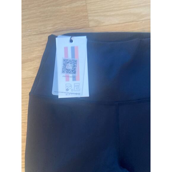 NWT P.E Nation Upward Leggings Black Orange Stripe XS Revolve - Picture 7 of 9